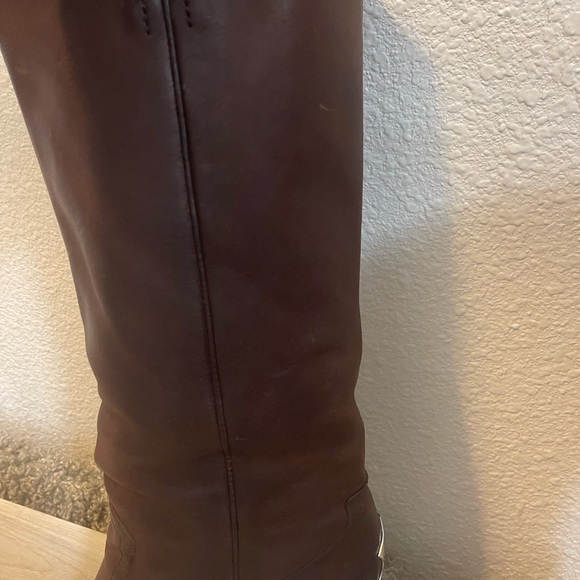 Frye Faye Metal Plate Pull On Western Boot 7.5 - Picture 11 of 13